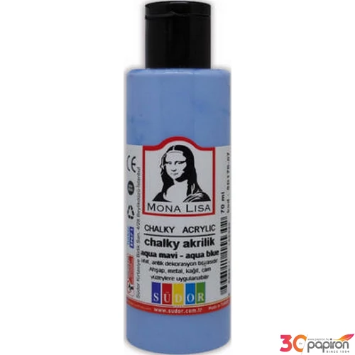 Krétafesték 70ml Südor Mona Lisa matt szín - Pasztel Tengerkék SD170-07