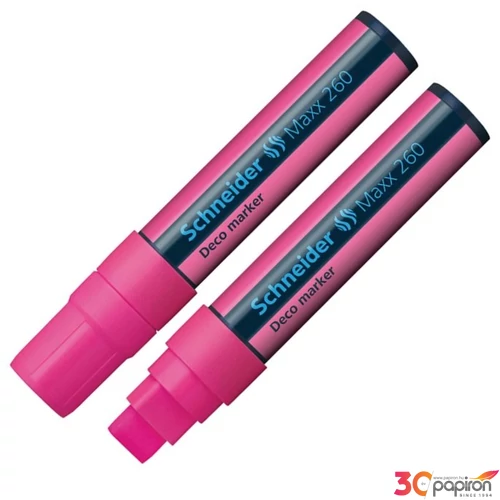 Krétamarker Schneider Maxx 260 5-15mm rózsa folyékony kréta Írószerek SCHNEIDER 126009
