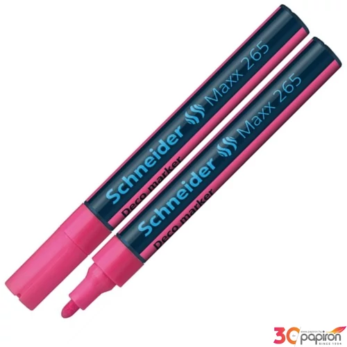 Krétamarker Schneider Maxx 265 2-3mm rózsaszín folyékony kréta Írószerek SCHNEIDER 126509