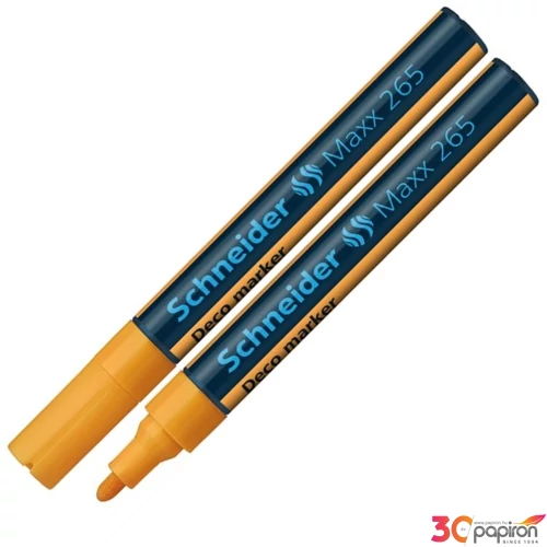 Krétamarker Schneider Maxx 265 2-3mm narancs folyékony kréta Írószerek SCHNEIDER 126506