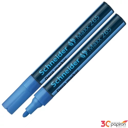 Krétamarker Schneider Maxx 265 2-3mm v.kék folyékony kréta Írószerek SCHNEIDER 126510