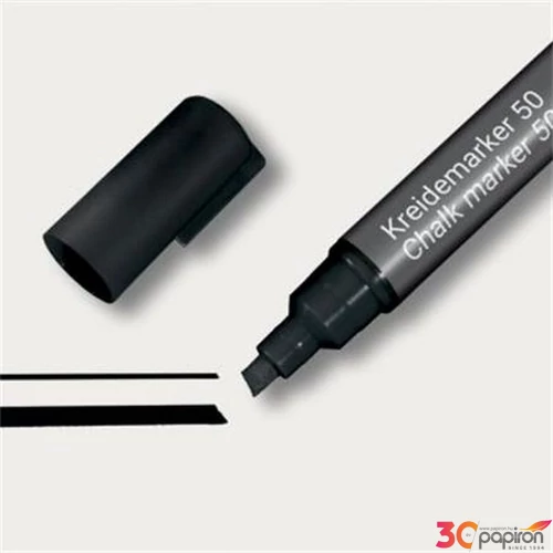 Krétamarker folyékony Sigel vágott hegy, 1-5 mm fekete