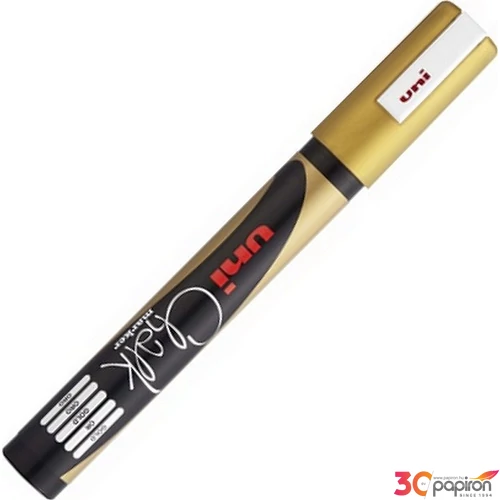 Krétamarker UNI-BALL PWE-5M 1, 8-2,5mm kerek hegyű arany Írószerek UNI-BALL 2UPWE5MA