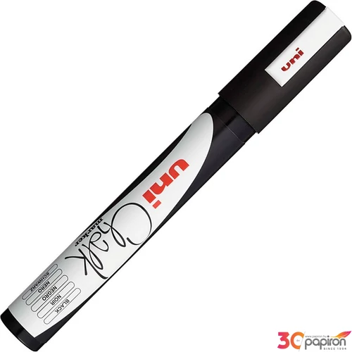 Krétamarker UNI-BALL PWE-5M 1, 8-2,5mm kerek hegyű fekete Írószerek UNI-BALL PWE-5M BLACK