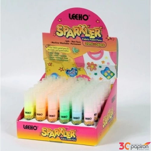 Textilfesték csillogó 20ml LEEHO FPS-20D-36