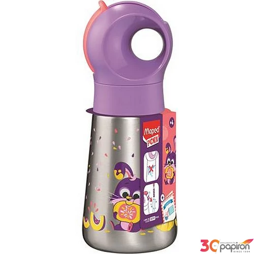 Kulacs 350ml MAPED PICNIK rozsdamentes "Concept Miniz" nyuszi