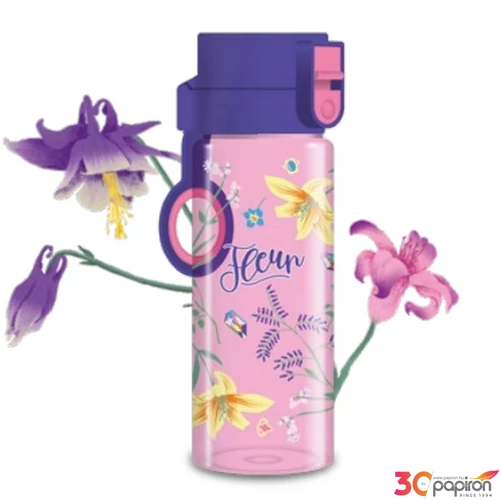 Kulacs Ars Una 475ml 24' Fleur (5366) 24 virág 55023665 Biztonságizáras PBA mentes kula