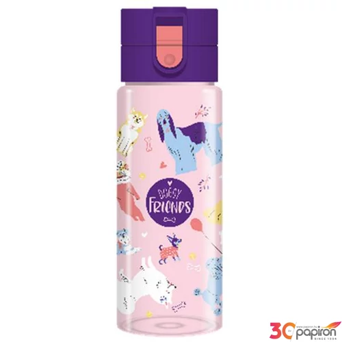 Kulacs Ars Una 475ml Doggy Friends (5268) 23 kutya 55022682 Biztonságizáras PBA mentes kula