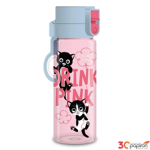 Kulacs Ars Una 475ml Think Pink - cicás (5285) - 23' 55022859 Biztonságizáras PBA mentes kula