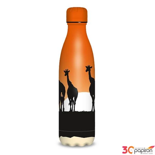 Kulacs Ars Una 500ml Duplafalú Fémkulacs Giraffe 22 55811613 Biztonságizáras PBA mentes kula
