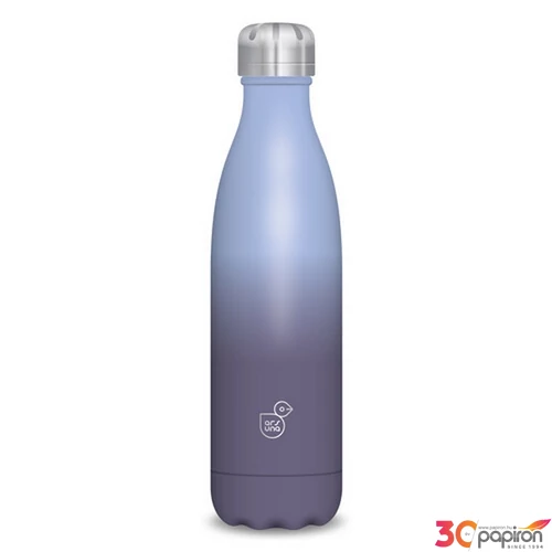 Kulacs Ars Una 500ml Duplafalú Fémkulacs Purple-Blue 55811576 Biztonságizáras PBA mentes kula