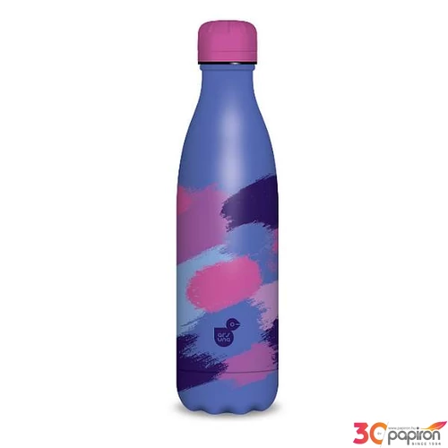 Kulacs Ars Una 500ml Duplafalú Fémkulacs Spotted-2 (5159) 22 55811590 Biztonságizáras PBA mentes kula