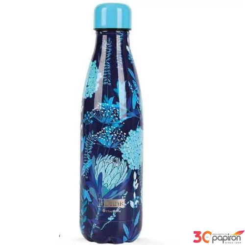 Kulacs fém 500ml Blue Flowers  Olasz kulacs kiváló minőség