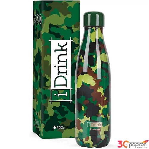 Kulacs fém 500ml Mimetica  Olasz kulacs kiváló minőség