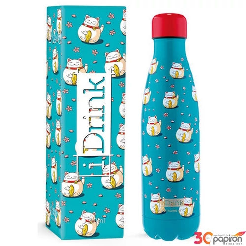 Kulacs fém 500ml Lucky Cat  Olasz kulacs kiváló minőség