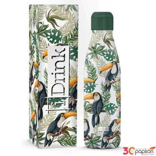 Kulacs fém 500ml Toucan  Olasz kulacs kiváló minőség