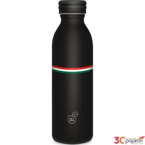 Kulacs fém 600ml Ars Una 24'' duplafalú Flag-black (5399) 56333992 Prémium minőség