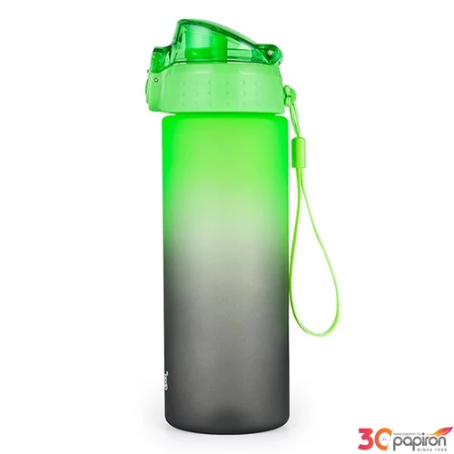 Kulacs OXY CLI600 ml Ombre fekete-zöld BPA-mentes 