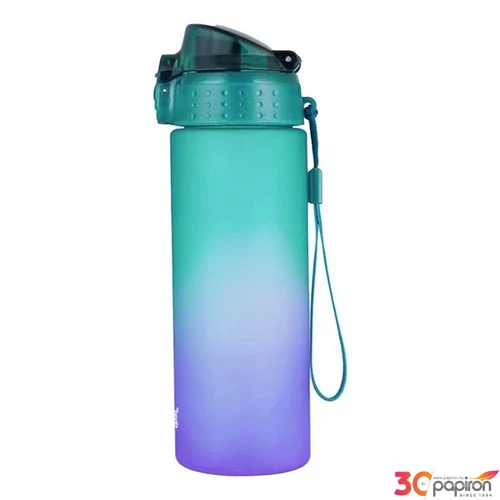 Kulacs OXY CLICK 600 ml Ombre lila-zöld BPA-mentes 