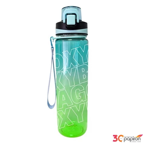 Kulacs OXY LIFE 800 ml Ombre lime zöld BPA-mentes 