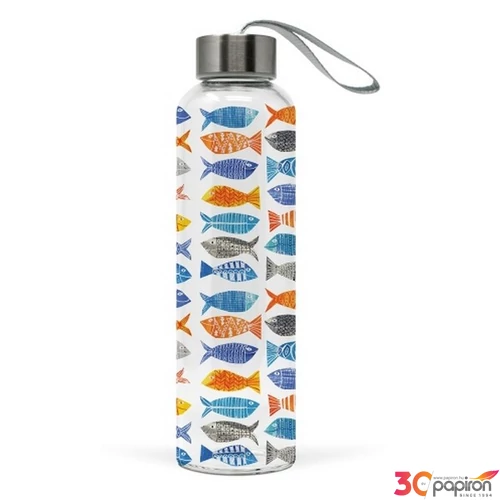 Kulacs Üvegflaska 550ml Atlantic Borosilicate üveg