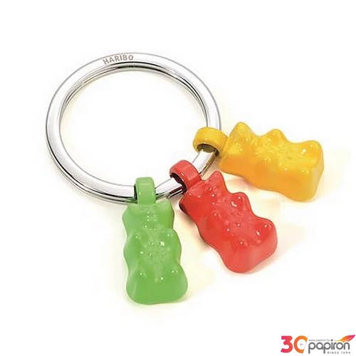 Kulcstartó 3 charm dísszel TROIKA Haribo