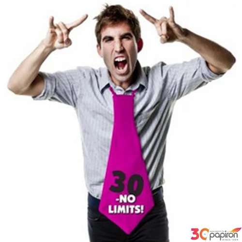 Party nyakkendő szülinapi 30 No Limits ! 30-as