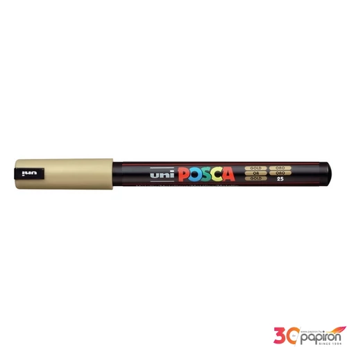 Decormarker UNI-BALL Posca 0,7mm arany akril marker Írószerek UNI-BALL PC-1MR