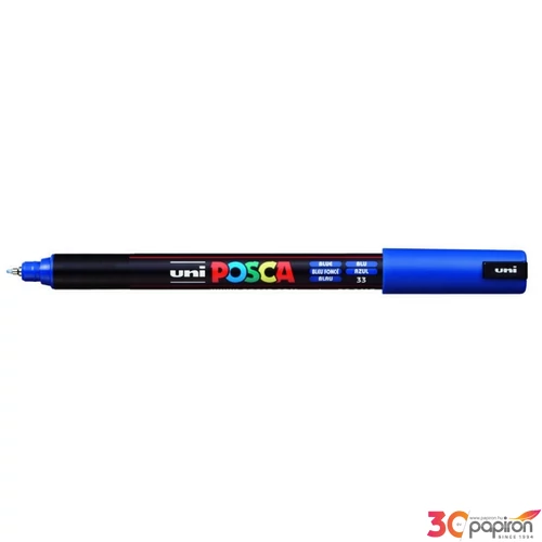 Decormarker UNI-BALL Posca 0,7mm vízbázisu akril marker kék Írószerek UNI Posca PC-1MR