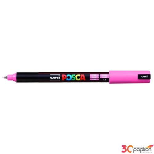 Decormarker UNI-BALL Posca 0,7mm vízbázisu akril marker rózsaszín Írószerek UNI Posca  PC-1MR