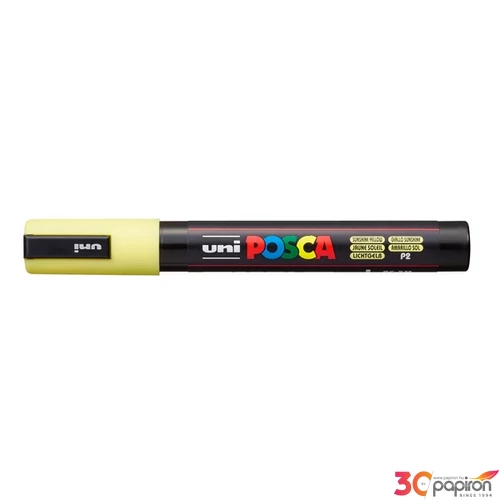 Decormarker UNI-BALL Posca 1,8-2,5mm vízbázisu akril marke napsárga Írószerek UNI Posca PC-5M