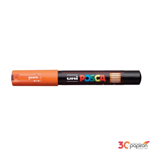 Decormarker UNI-BALL Posca 0,7-1mm vízbázisu akril marker  narancs Írószerek UNI Posca PC-1M