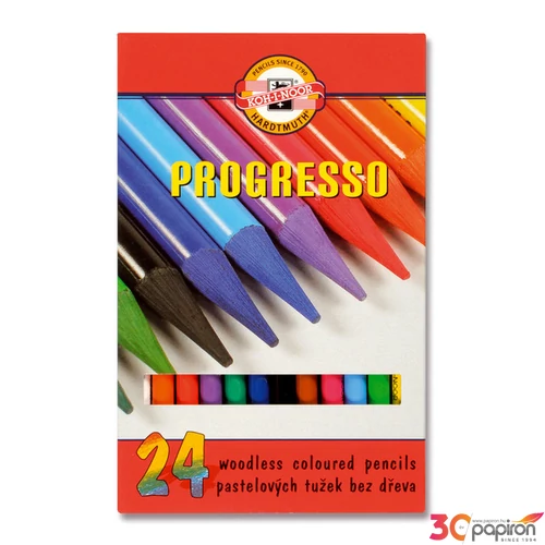 Lakkba foglalt grafitrúd Koh-I-Noor 8758/24-es készlet Progresso Művészeti termék - grafitrúd