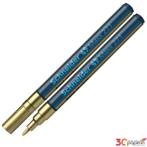 Lakkmarker Schneider Maxx 271' 0,8mm kúpos hegyű arany Írószerek SCHNEIDER 127153
