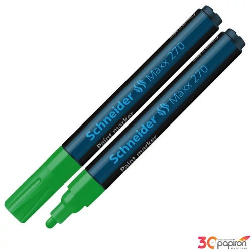 Lakkmarker Schneider Maxx 270' 1-3mm kúpos hegyű zöld Írószerek SCHNEIDER 127004
