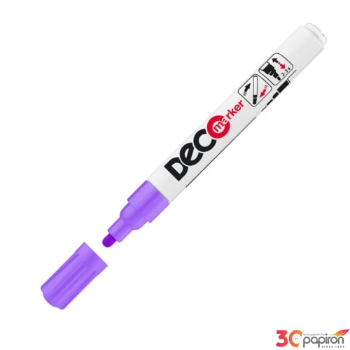 Lakkmarker deco marker lila kerek hegyű 2-4mm lakkfilc, fémre, fára, műanyagra