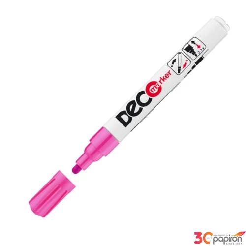 Lakkmarker deco marker rózsa kerek hegyű 2-4mm lakkfilc, fémre, fára, műanyagra