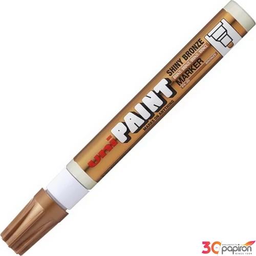 Lakkmarker UNI-BALL Paint PX-20(L) 2,2-2,8mm kúpos hegyű fé.bron Írószerek UNI-BALL 206706000