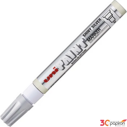 Lakkmarker UNI-BALL Paint PX-20(L) 2,2-2,8mm kúpos hegyű fé.ezüs Írószerek UNI-BALL 206698000