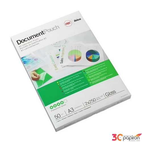 LamináLó fólia 100mik GBC Meleglamináló fólia A3, fényes GBC3740307
