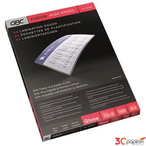 LamináLó fólia 75mik GBC A4 High Speed fényes, meleglamináló fólia GBC 3747347