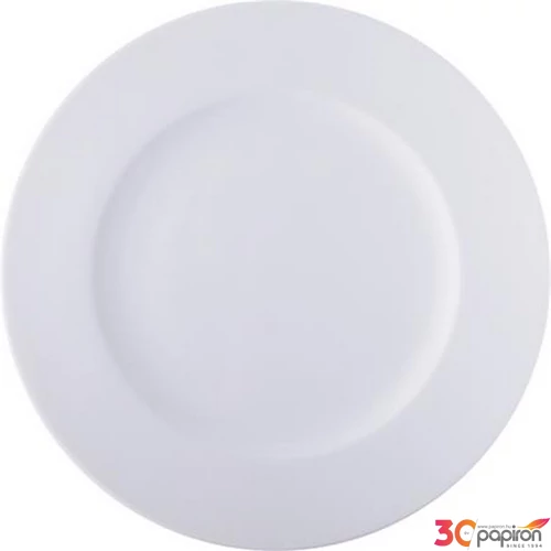 Lapostányér, fehér, 24 cm 6 db-os szett Economic