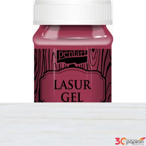 Lazúrgél 100ml Pentart fehér