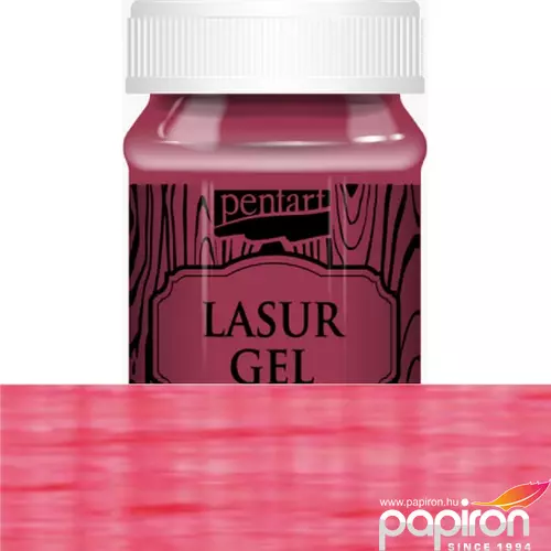 Lazúrgél 100ml Pentart piros