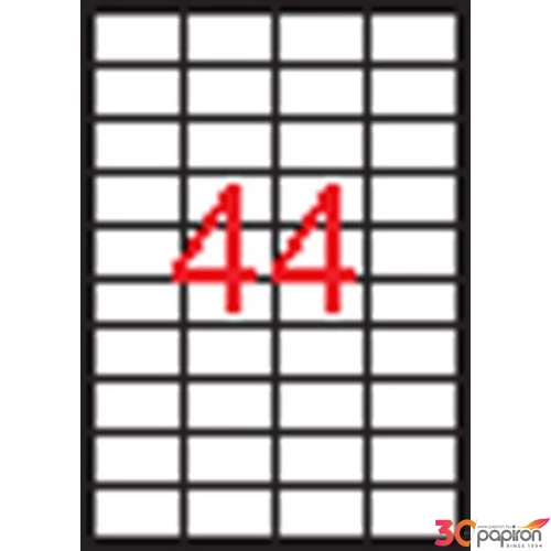 Etikett Apli 48,5x25, 4mm (440dbcsomag) LCA10050