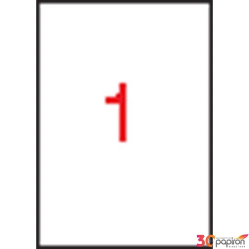 Etikett Apli 210x297mm -1- átlátszó (10lap/csomag) LCA10053
