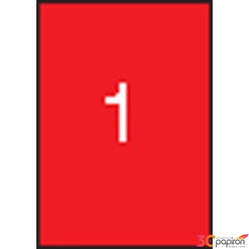 Etikett Apli 210x297 -1- piros LCA11840