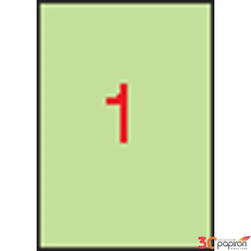 Etikett Apli 210x297 -1- pasztell zöld LCA11847