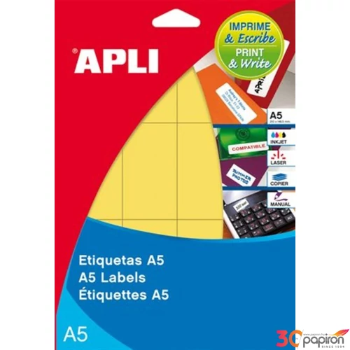 Etikett Apli 12104 kék 19mm körcímke (560dbcsomag) LCA12104