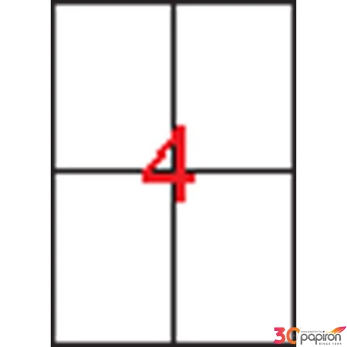 Univerzális etikett Apli 105x148mm (400dbcsomag) LCA1280
